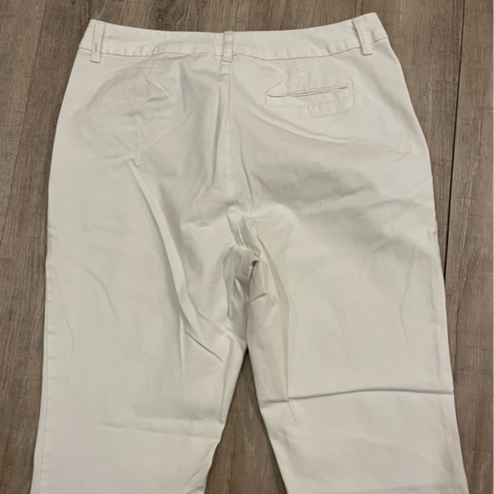 St. John’s Bay White Cotton Pants 12T - Picture 13 of 14